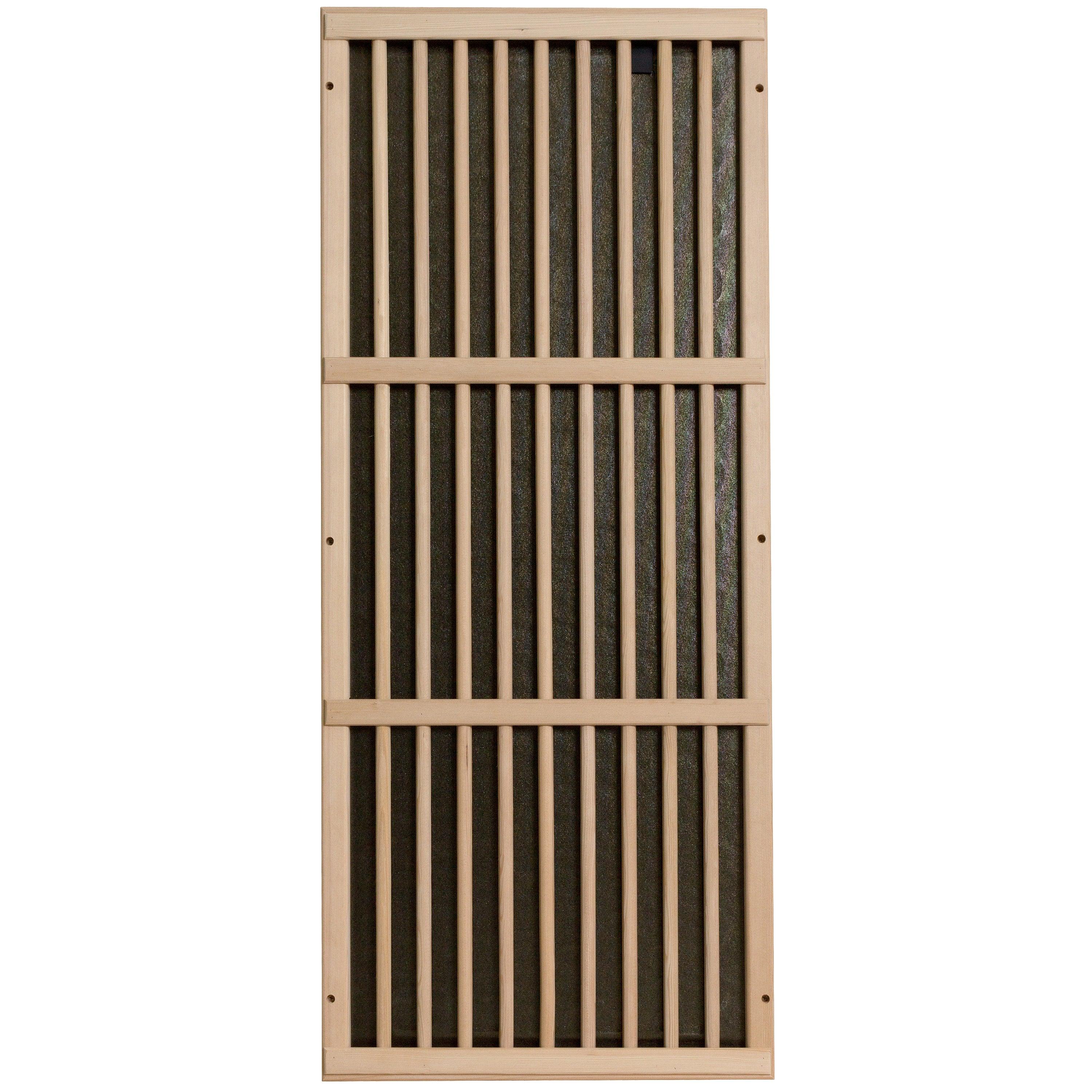 2-Person Carbon Infrared Sauna - Canadian Hemlock Wooden Sauna