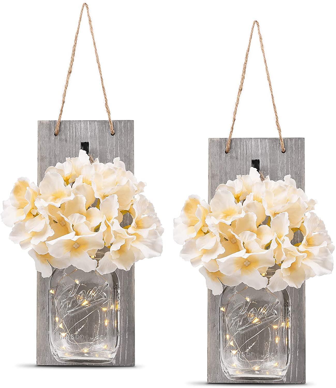 2-pack-rustic-jar-fairy-strip-lights-wall-decor-hydrangea-sconces-decorative-home-chic-hanging-led-flowershanging-design-with-remote-control-led-fairy-lights-and-white-peony-farmhouse_18999640-83c9-45dc-9255-7aadcf2a7942 - alphamona