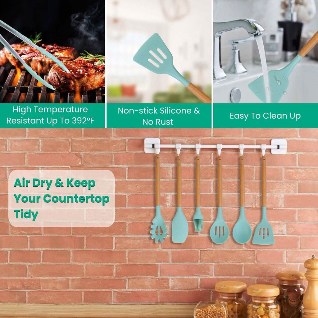 35-Pieces: Kitchen Cooking Utensils Set