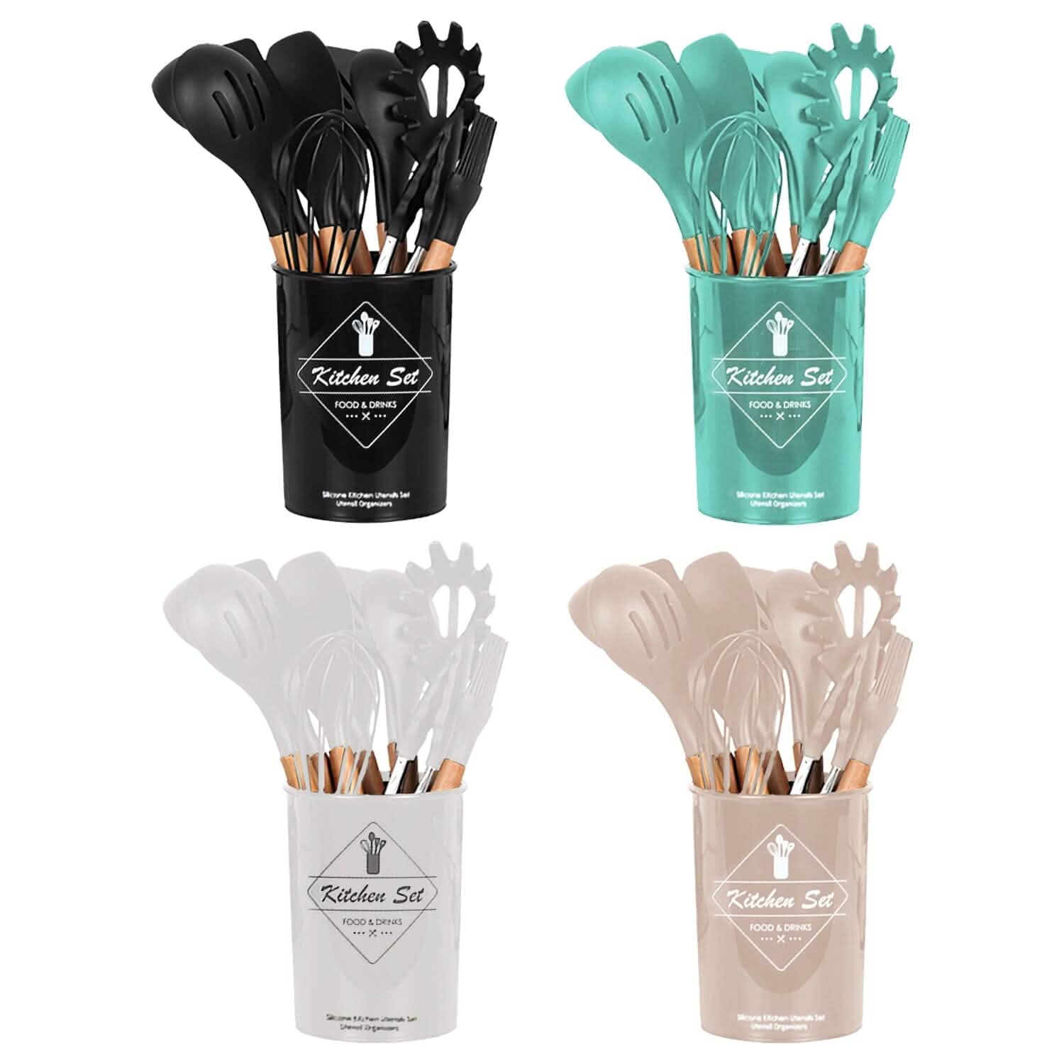 35-Pieces: Kitchen Cooking Utensils Set