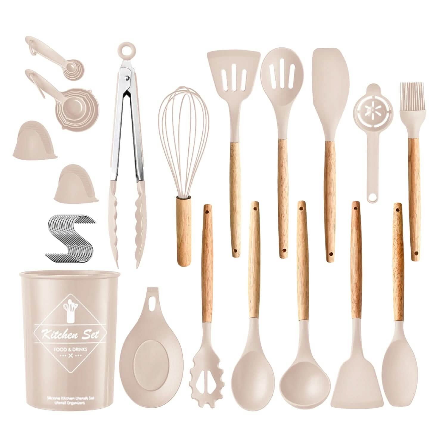 35-Pieces: Kitchen Cooking Utensils Set