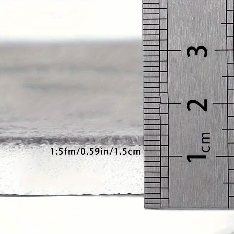 Ultra-Soft Memory Foam Bath Mat – Non-Slip, Absorbent (Gray Hexagon)