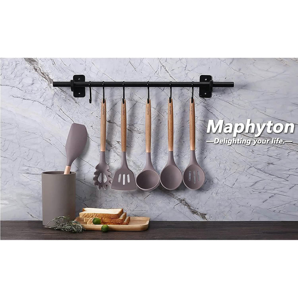 6-Piece: Maphyton Nonstick Silicone Cooking Utensils Set