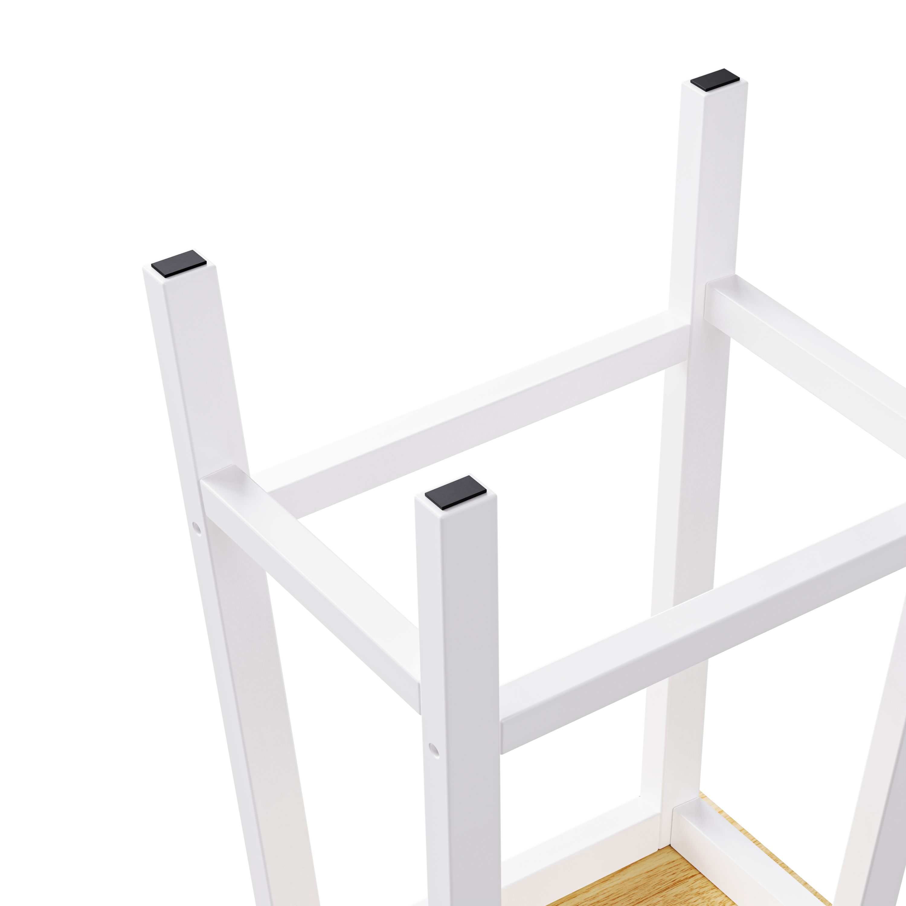 K&K 53 Inch Large Kitchen Island with Bar Stools and Power Outlet - Alphamona