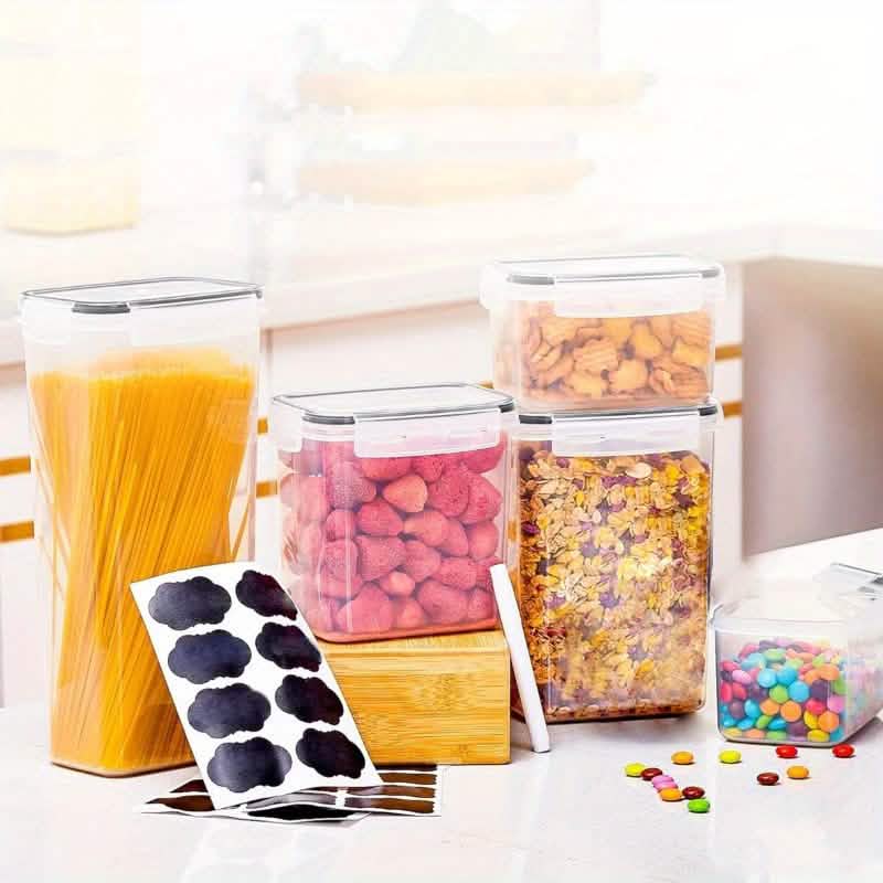 48-Piece Set: Food Storage Container Set, Fresh-Keeping and Easy-to-Secure Lids