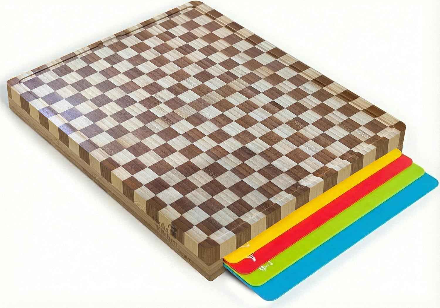 Bamboo Cutting Board - Eco-Friendly Kitchen Essential for All Cooking Needs - Alphamona