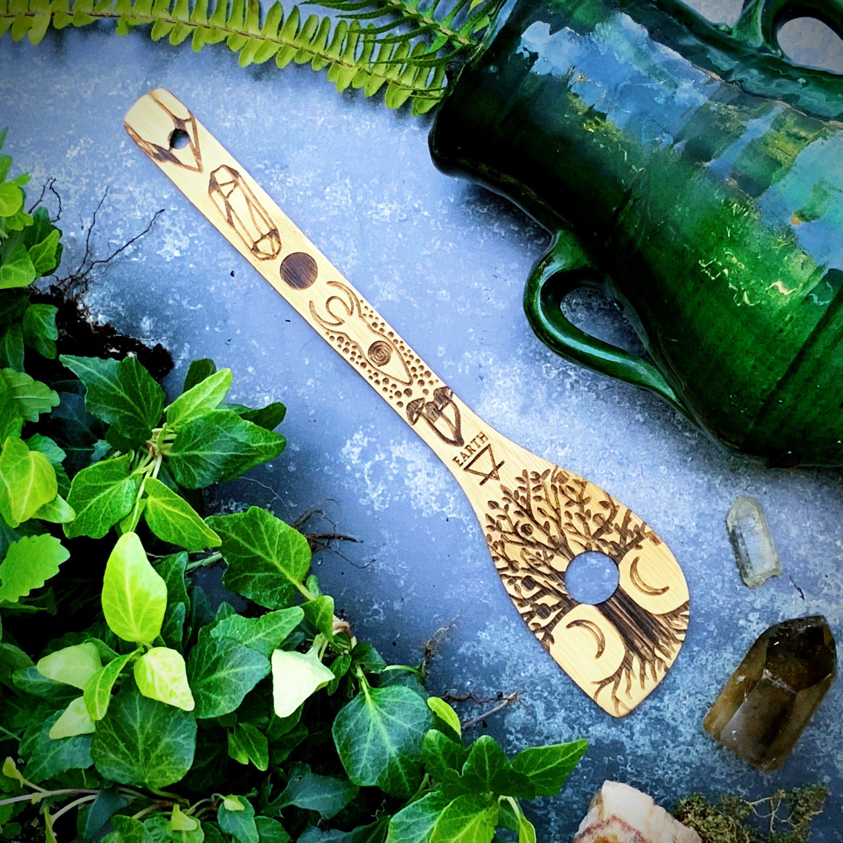 5 Elements Bamboo Kitchen Utensils Set for a Stylish Culinary Experience - Alphamona