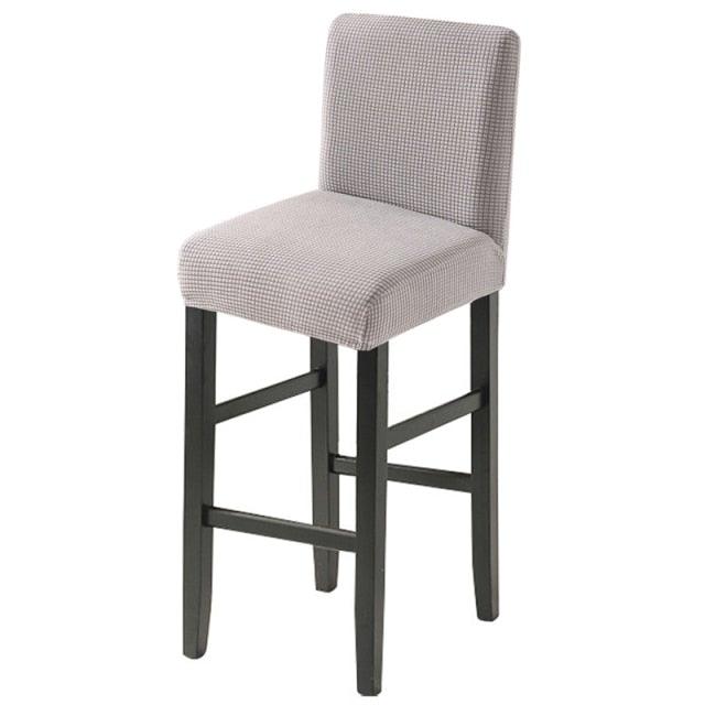 Chair Cover for Hotels Parties Kitchens Banquets Solid Color High Stool Cover