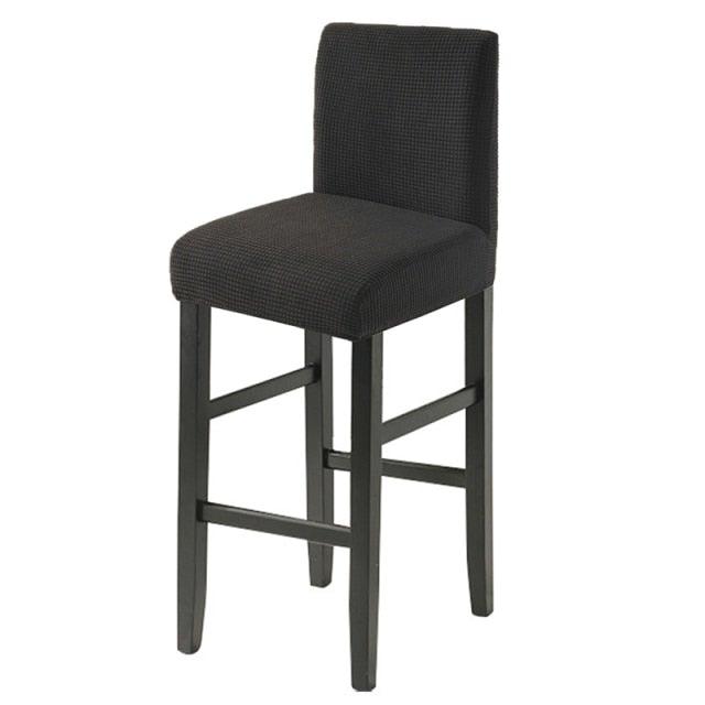 Chair Cover for Hotels Parties Kitchens Banquets Solid Color High Stool Cover