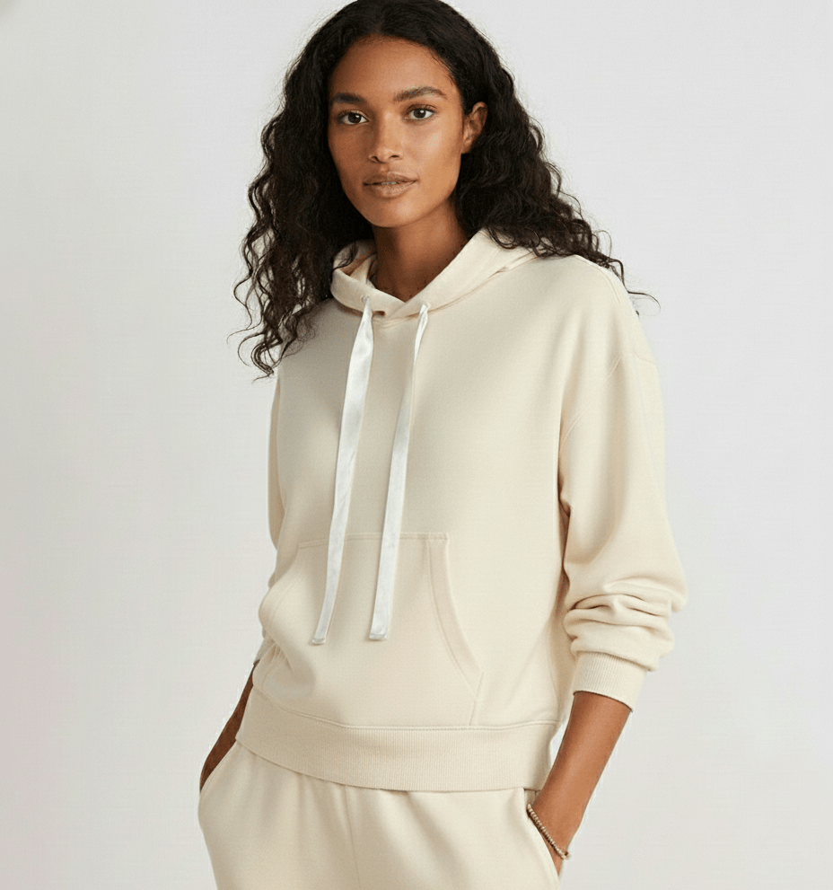 Dreamy Soft Charlie Play Solid Color - Adult Elevated Pull Over Bamboo Hoodie Sweatshirt