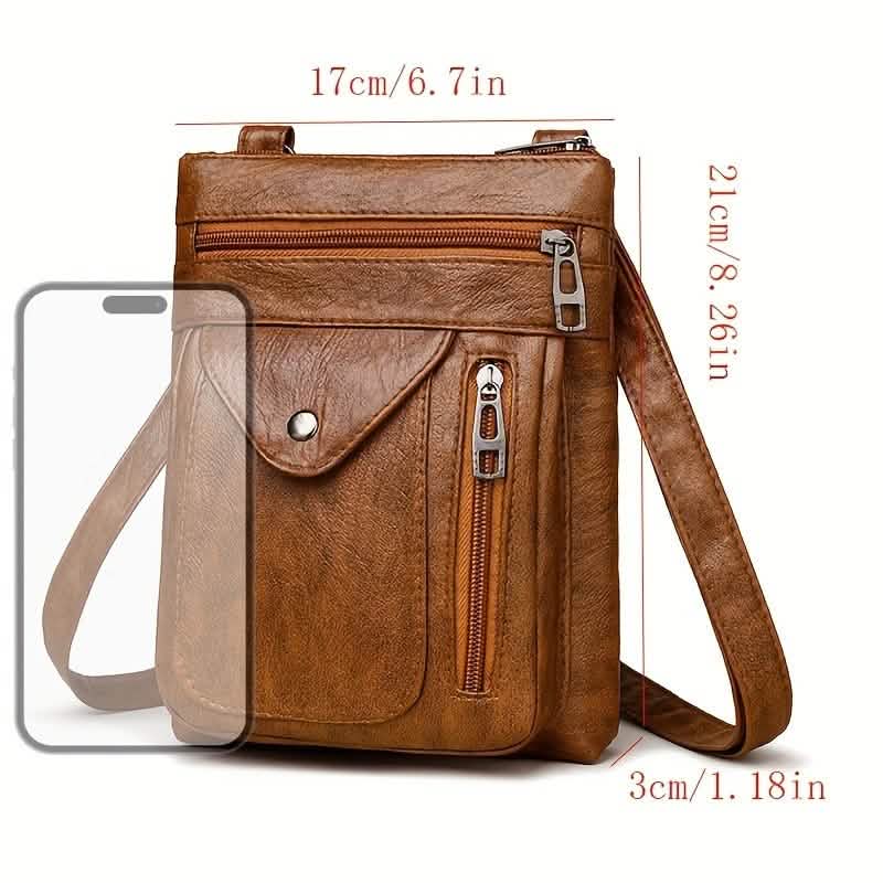 Women’s Vintage Leather Crossbody Bag