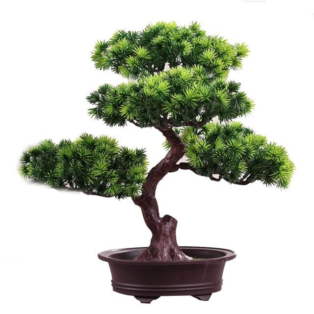 New Festival Potted  Simulation Decorative Bonsai Home Office Pine Tree Gift Ornament