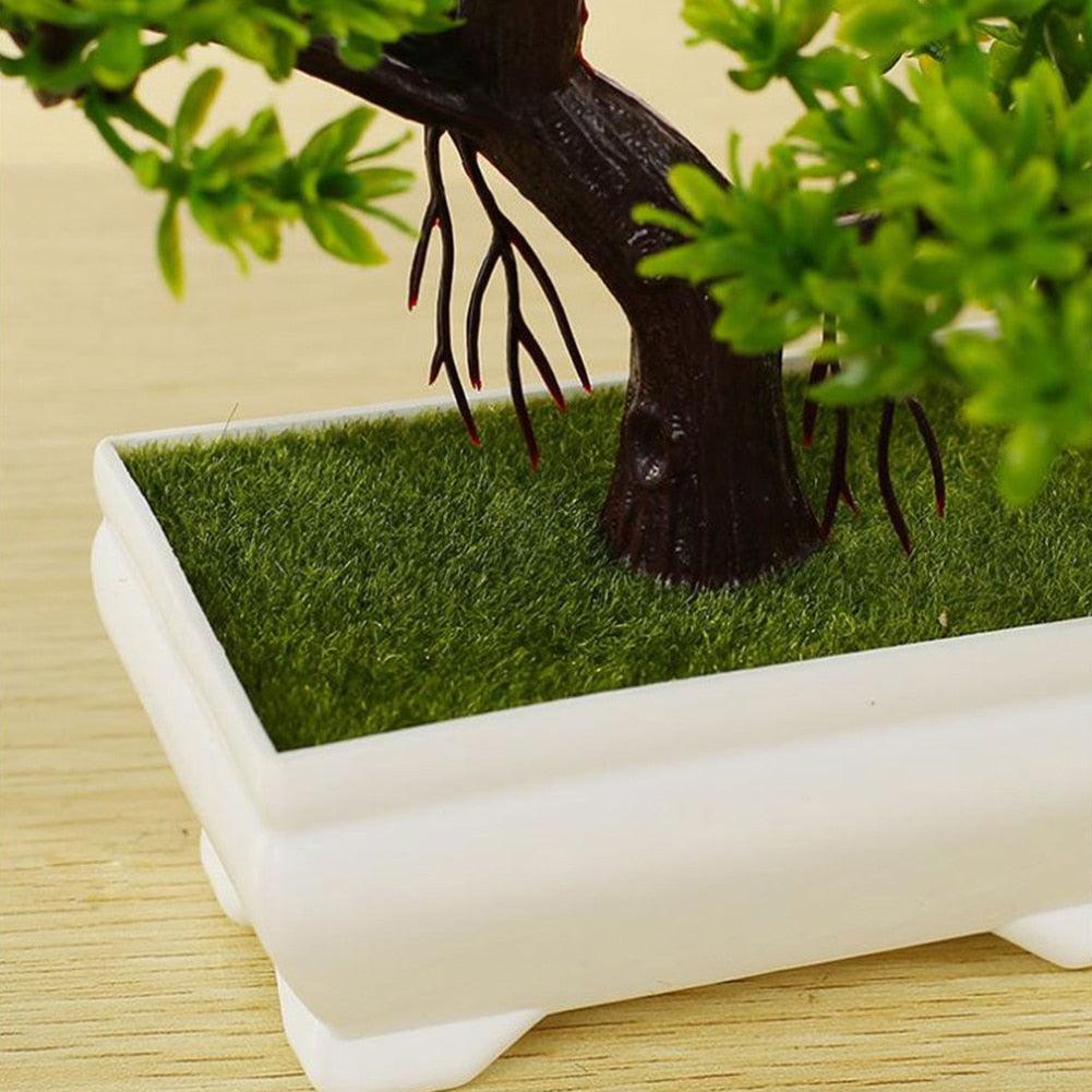 New Festival Potted  Simulation Decorative Bonsai Home Office Pine Tree Gift Ornament