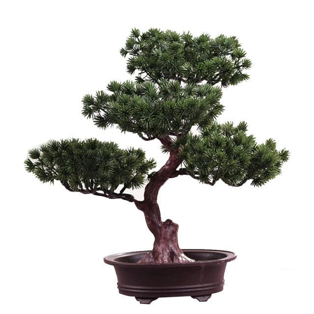 New Festival Potted  Simulation Decorative Bonsai Home Office Pine Tree Gift Ornament