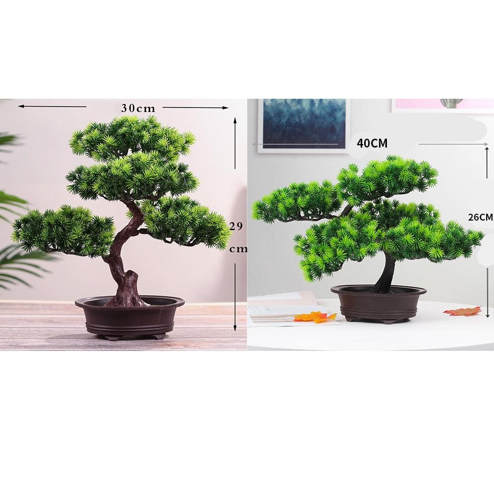 New Festival Potted  Simulation Decorative Bonsai Home Office Pine Tree Gift Ornament